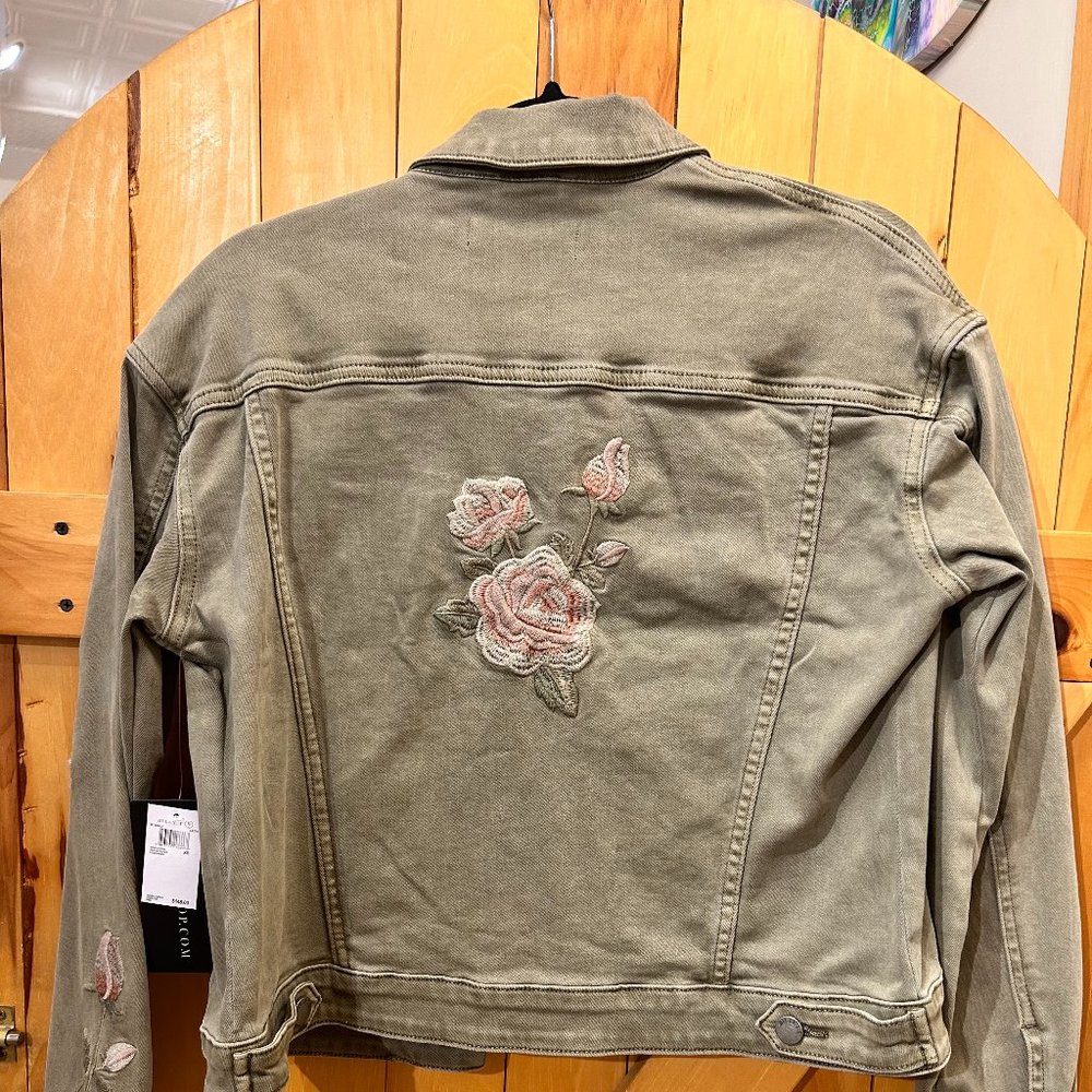 Rose Denim Jacket
